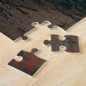 Nara Kofukuji Temple door Tsuchiya Koitsu Legpuzzel (Zijkant)
