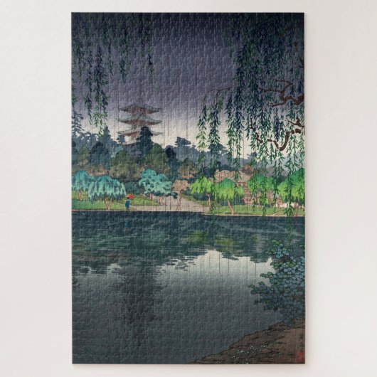 Nara Kofukuji Temple door Tsuchiya Koitsu Legpuzzel (Verticaal)