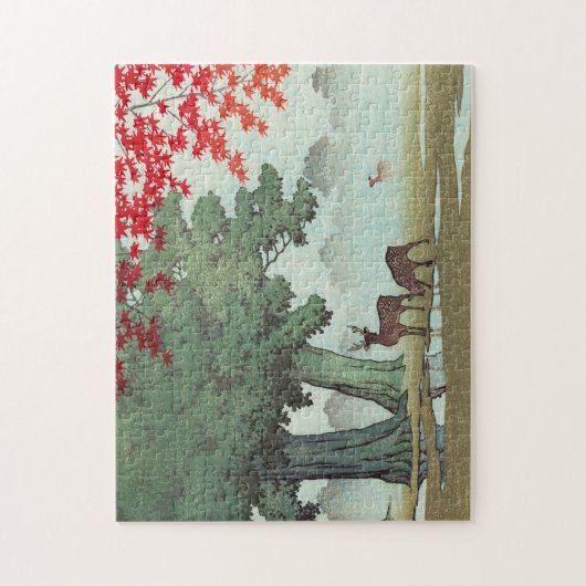 Nara Park Hasui Kawase shin hanga Legpuzzel (Verticaal)
