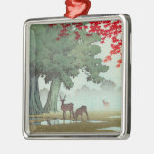 Nara Park Hasui Kawase shin hanga Metalen Ornament (Links)
