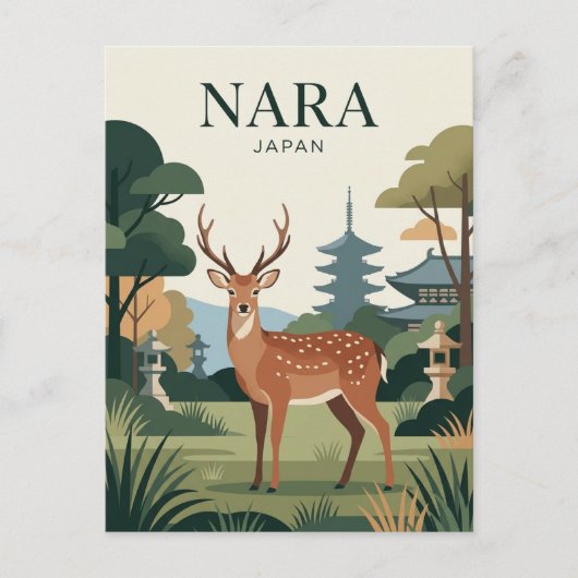 Nara Park Japan Briefkaart (Voorkant)