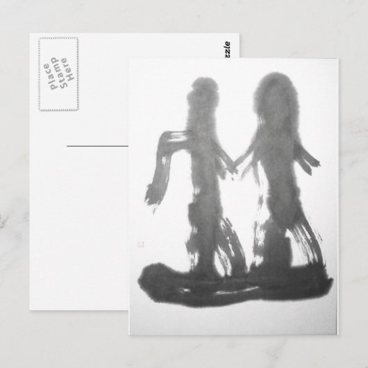 narabu1 briefkaart (Voorkant / Achterkant)