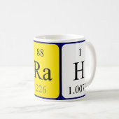 Narah periodieke tabel naam mok (Voorkant rechts)