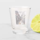 Narai-juku steeg Japan Shot Glas (Achterkant)