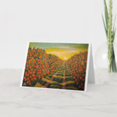 Naranjas de Valencia Schilderij van Alfred Fox Kaart (Voorkant)