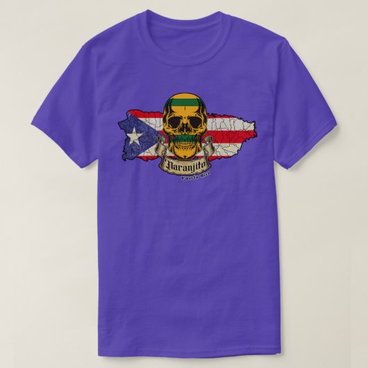 Naranjito Isla de Puerto Rico T-shirt (Design voorkant)