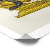 Narasimha, gegraveerd door de Marlet (kleur litho) Poster (Hoek)