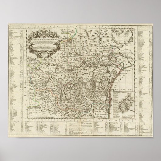 Narbonne France Poster (Voorkant)