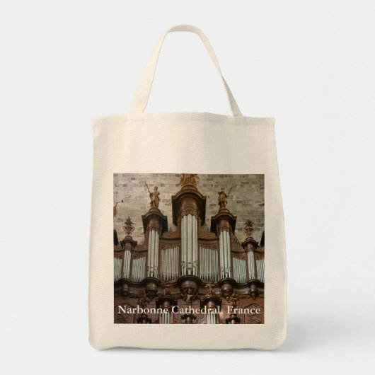 Narbonne Kathedraalorgel Tote Bag (Voorkant)