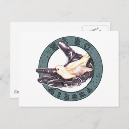 NARC-Athena unit badge briefkaart (Voorkant / Achterkant)