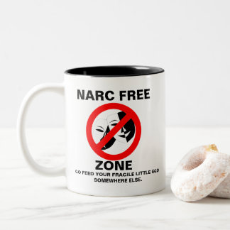 Narc Free Zone Coffee Mok
