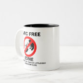 Narc Free Zone Coffee Mok (Voorkant links)