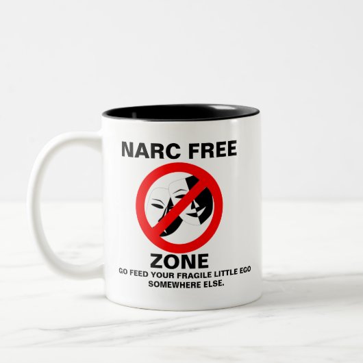 Narc Free Zone Coffee Mok (Links)