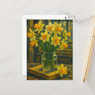 Narcis Ansichtkaart Briefkaart