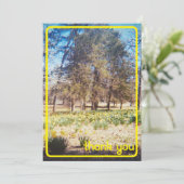  narcis bedankkaart (Staand voorkant)