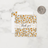  narcis Bedankt Notitiekaartje (Voorkant / Achterkant in situ)