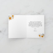  narcis Bedankt Notitiekaartje (Binnen)