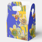 Narcis Bloem Schildering bloemige Verjaardag Cake Bedankdoosjes (Geopend)