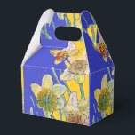 Narcis Bloem Schildering bloemige Verjaardag Cake  Bedankdoosjes<br><div class="desc">Narcis bloem Schildering Waterverf bloemige Verjaardag Cake Doos. Een prachtig product gemaakt van mijn originele waterverfschilderingen.</div>