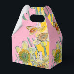 Narcis Bloem Schildering bloemige Verjaardag Cake  Bedankdoosjes<br><div class="desc">Narcis bloem Schildering Aquarel bloemige Verjaardag Cake Doos. Een prachtig product gemaakt van mijn originele aquarel schilderijen.</div>