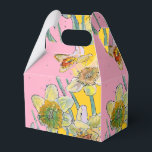 Narcis Bloem Schildering bloemige Verjaardag Taart Bedankdoosjes<br><div class="desc">Narcis bloem Schildering Aquarel bloemige Verjaardag Taart Doos. Een prachtig product gemaakt van mijn originele aquarel schilderijen.</div>