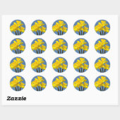 Narcis Bloemen stickers Gele Lente Narcis (Vel)