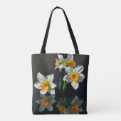 Narcis Bloemen Tote Bag (Achterkant)