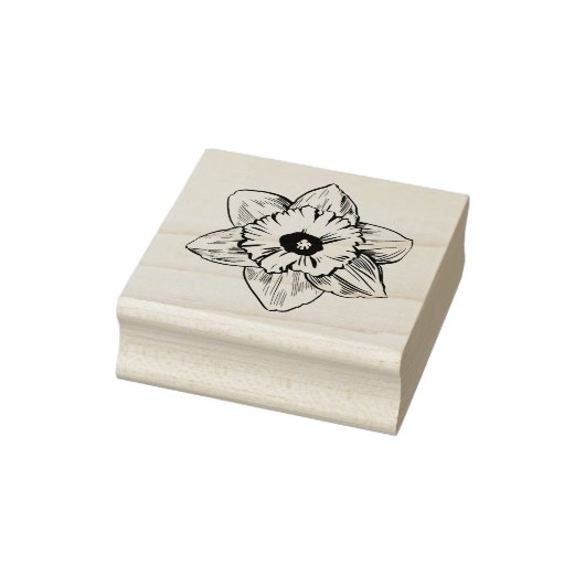 Narcis Bloesem Lente Bloem Rubberstempel (Stempel)