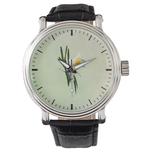 Narcis die een buiging maakt horloge (Voorkant)