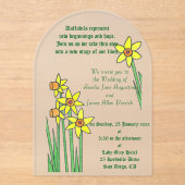 Narcis Droom Trouw Uitnodiging (Voorkant)