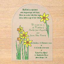Narcis Droom Trouw Uitnodiging