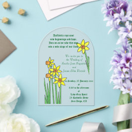 Narcis Droom Trouw Uitnodiging