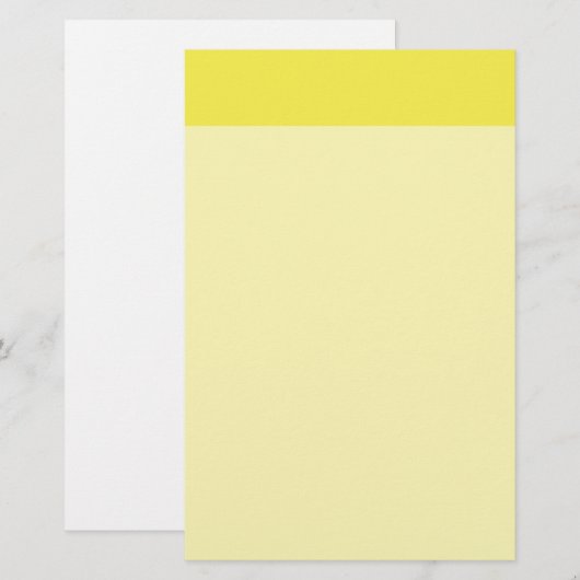 Narcis geel briefpapier (Voorkant / Achterkant)