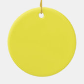 Narcis geel keramisch ornament (Achterkant)