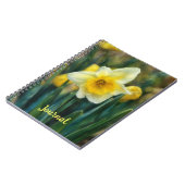 Narcis Gele Bloem Persoonlijk Dagboek Notitieboek (Linkerzijde)