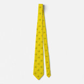 Narcis gele waterverf bloemen stropdas (Voorkant)