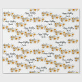  narcis gepersonaliseerd cadeaupapier (Vlak)