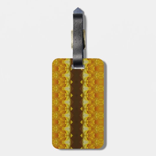 Narcis Ikat 14 Bagagelabel (Achterkant verticaal)