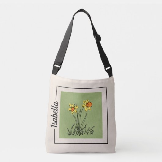 Narcis Kunst Schoudertas Crossbody Tas (Voorkant)