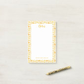 Narcis lente patroon voor taken post-it® notes (Op bureau)