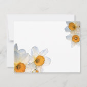 Narcis Levensviering Fotocard Kaart (Achterkant)
