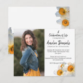 Narcis Levensviering Fotocard Kaart (Voorkant / Achterkant)