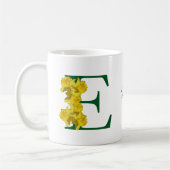 Narcis Monogram Eerst E Persoonlijk Koffiemok (Links)
