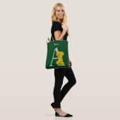 Narcis Monogram Eerste Letter A Persoonlijk Tote Bag (Op model)