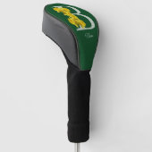 Narcis Monogram Eerste Letter B Persoonlijk Golfheadcover (Schuin)