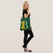 Narcis Monogram Eerste Letter B Persoonlijk Tote Bag (Op model)