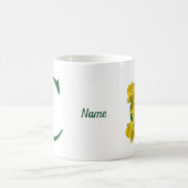 Narcis Monogram Eerste Letter C Persoonlijk Koffiemok (Center)