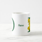 Narcis Monogram Eerste Letter D Persoonlijk Koffiemok (Center)