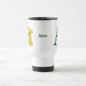 Narcis Monogram Initiaal A Gepersonaliseerd Reisbeker (Center)