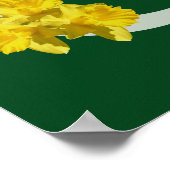 Narcis Monogram Initiaal C  Poster (Hoek)